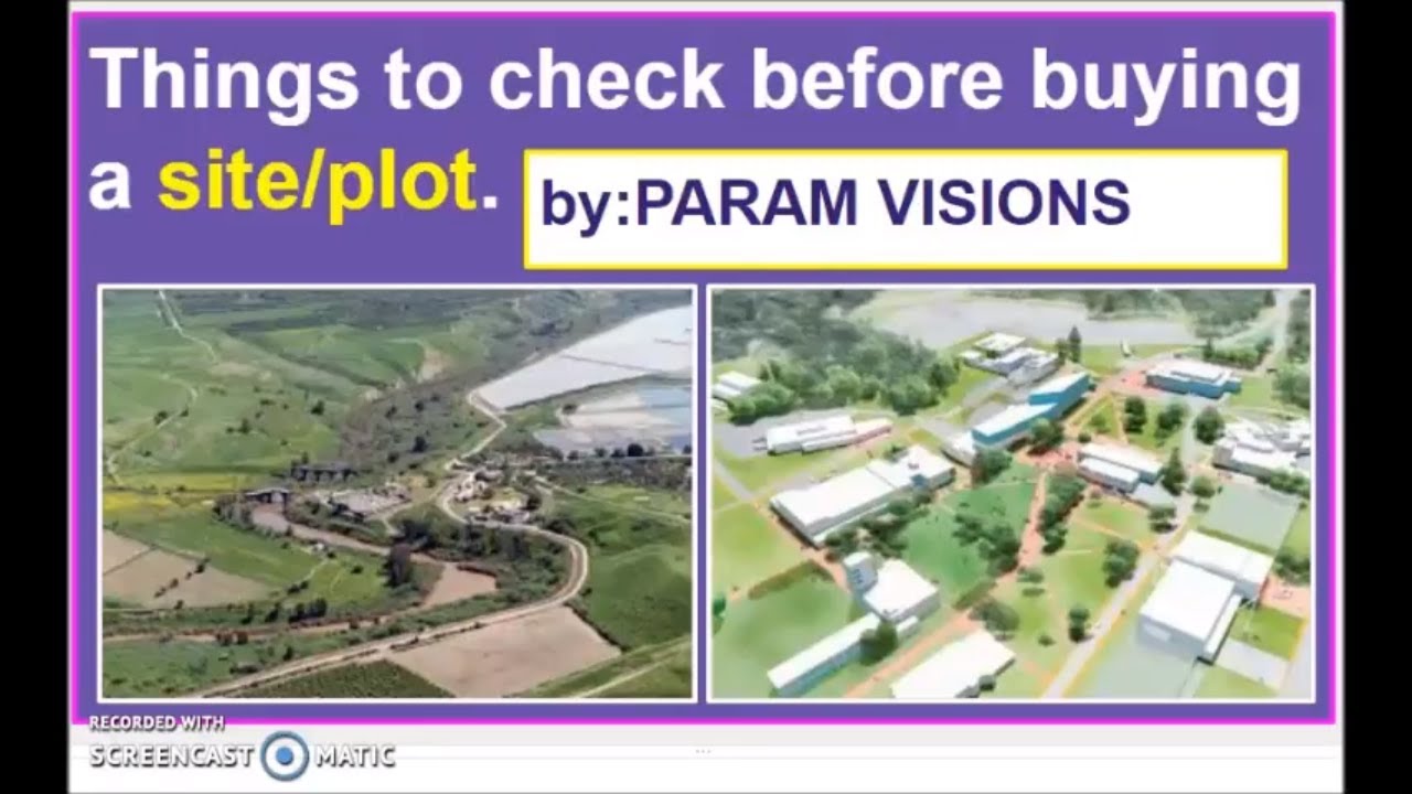 'Video thumbnail for Things to check before buying a site/Points to be considered for buying a land'