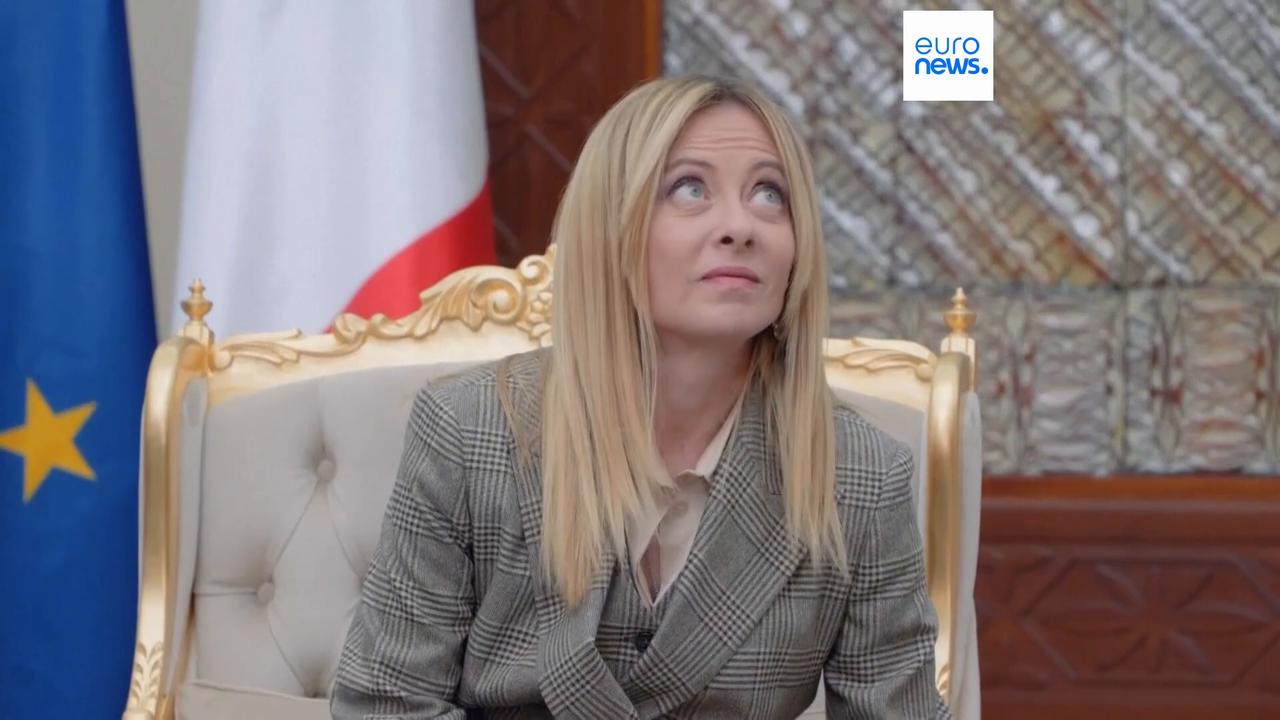 Video thumbnail for Italy's PM Meloni plans closer cooperation with Algeria to boost gas deliveries
