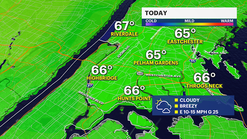 Video thumbnail for Wet, breezy, cool Memorial Day weekend in The Bronx