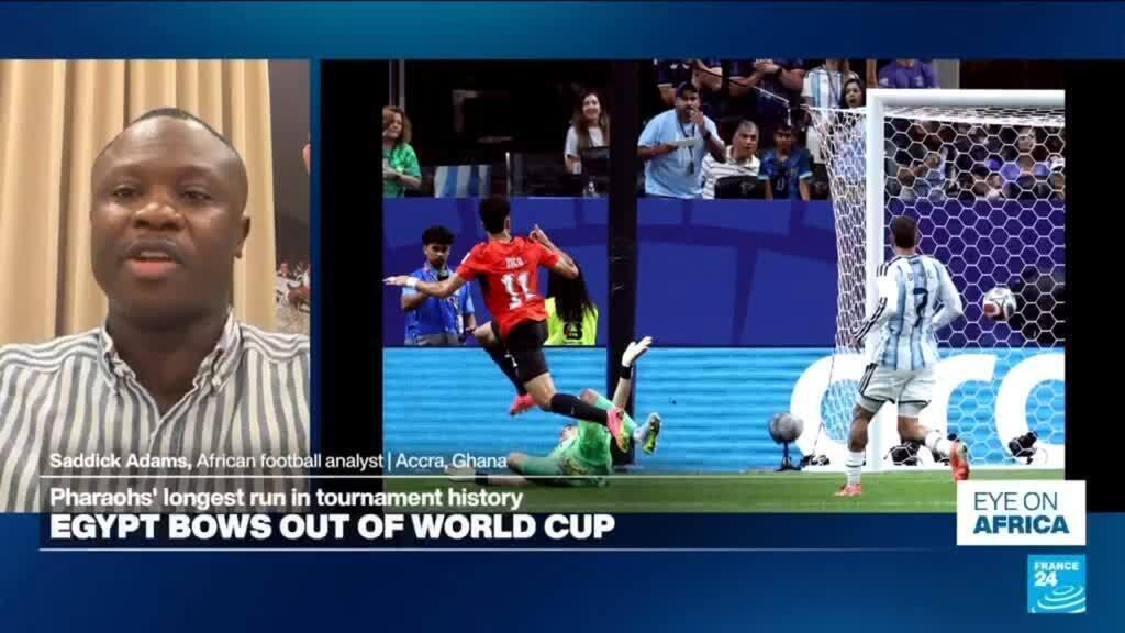 Video thumbnail for 'A crushing defeat': Egypt lose to Argentina as Africa's World Cup dream fades