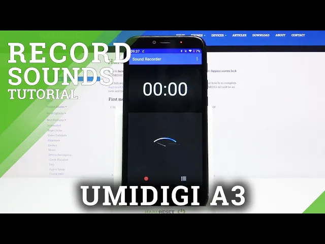 Video thumbnail for UMIDIGI A3 and Sound Recorder App - Record Voice