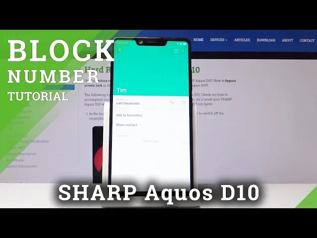 Video thumbnail for How to Block Number in SHARP D10 - Create Blacklist