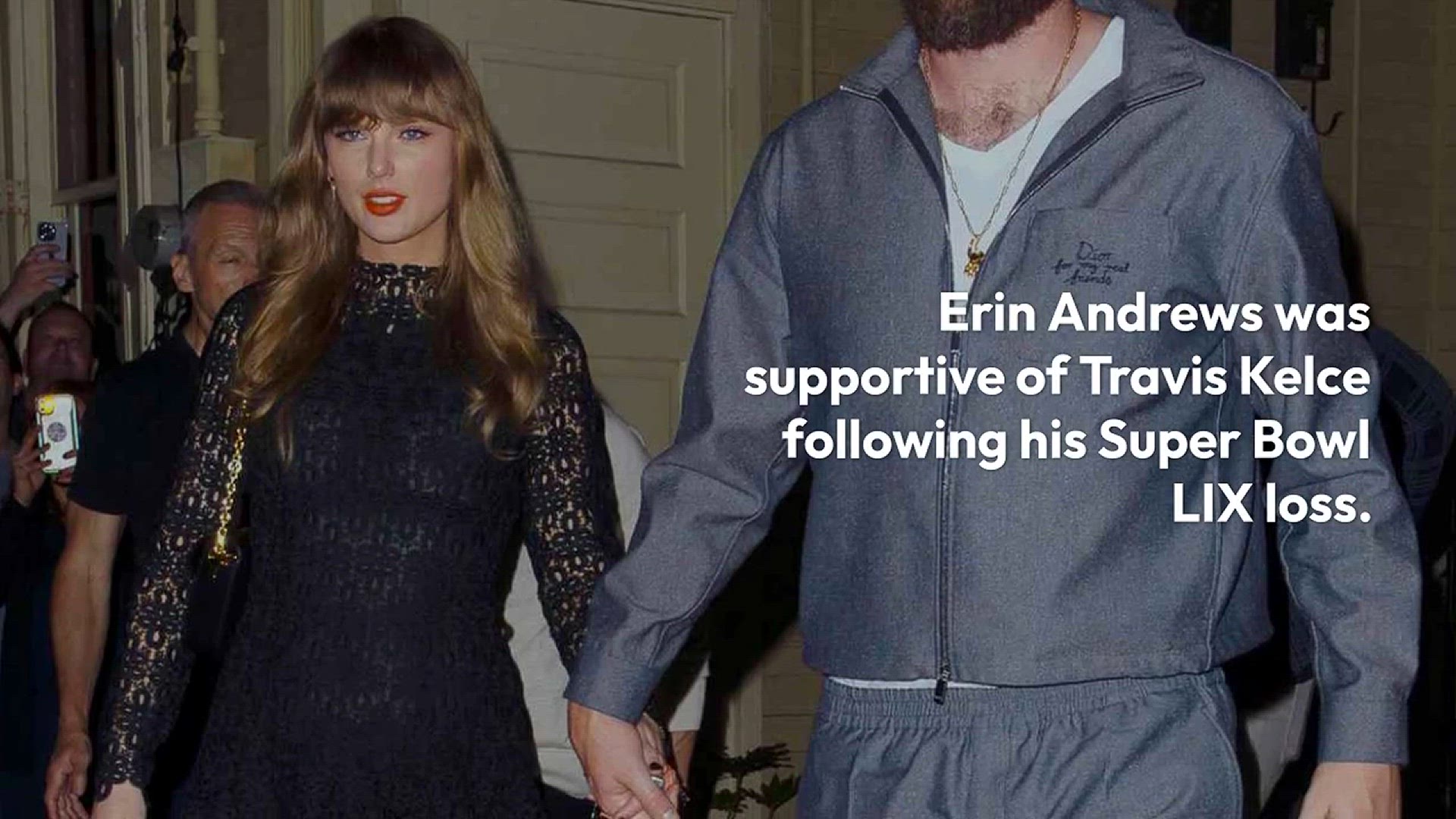 Video thumbnail for Erin Andrews Supports Travis Kelce