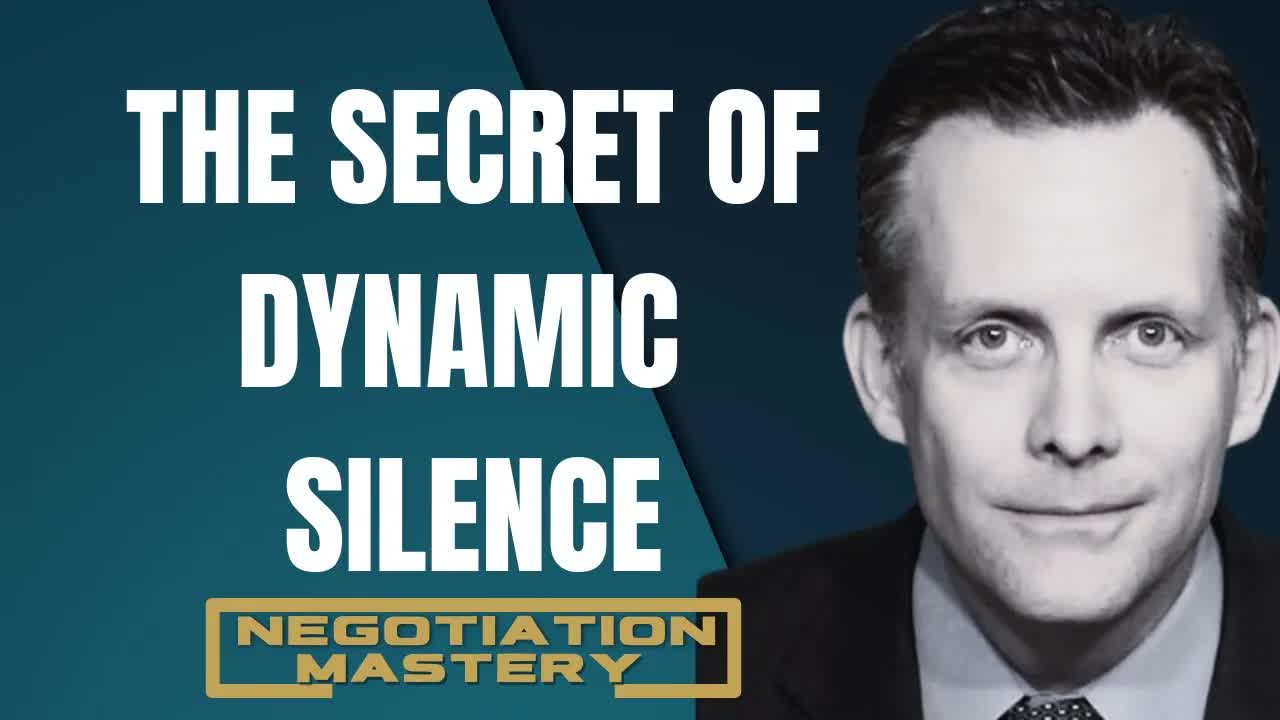 Video thumbnail for Negotiation Mastery: master dynamic silence: win more deals with listening skills