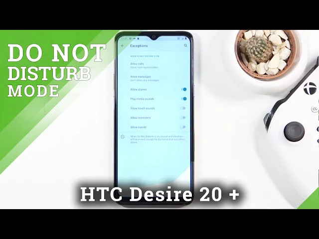 Video thumbnail for How to Enable Do Not Disturb Mode in HTC Desire 20 + - Silent Preferences