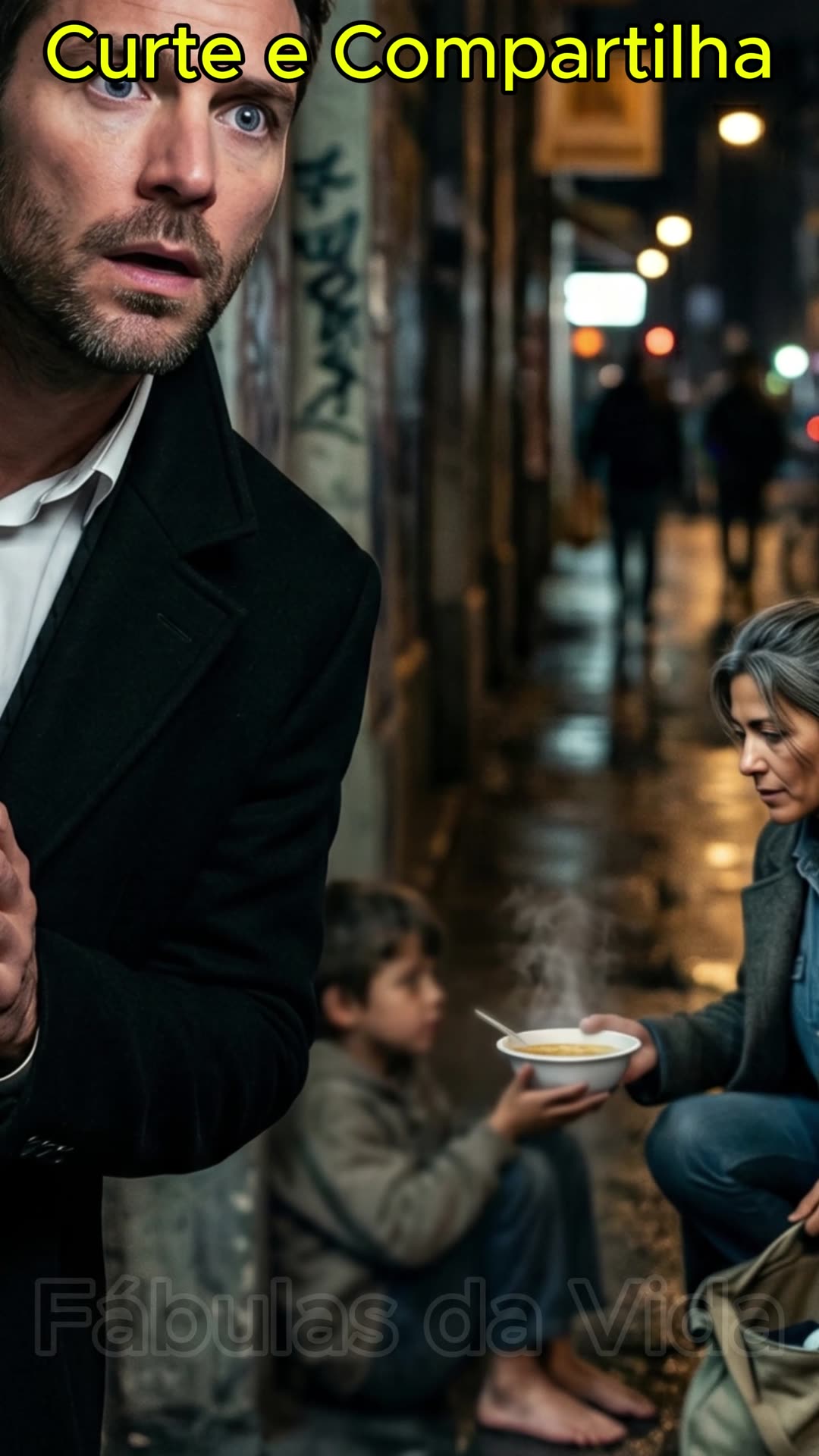 Video thumbnail for Faxineira levava sopa na rua para menino pobre e o milionário ficou escondido para ver oque ela fazia