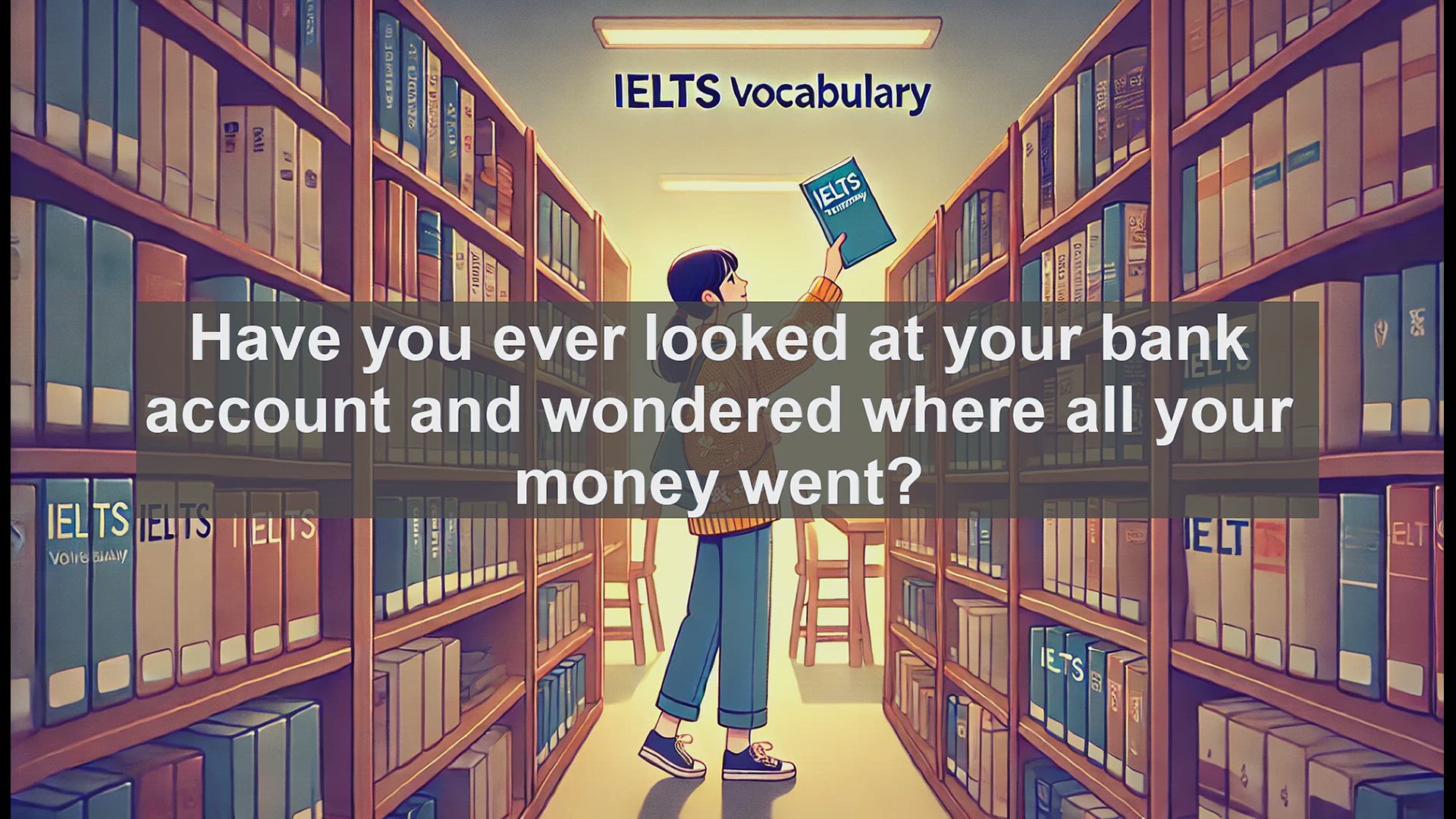 'Video thumbnail for 2500 Must Know IELTS 6.5 Vocabulary - Understanding 'Expense': Boost Your IELTS Vocabulary'
