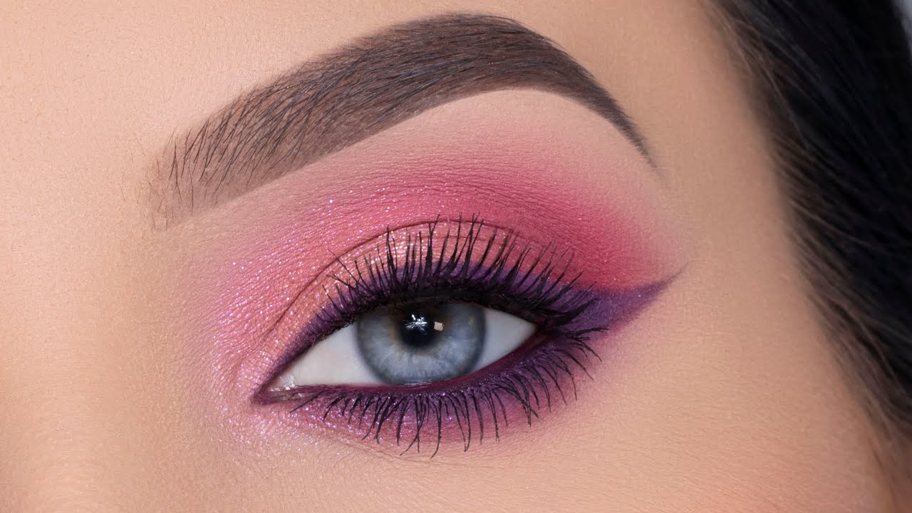Video thumbnail for Soft Everyday Purple Eyeliner Eye Makeup Tutorial