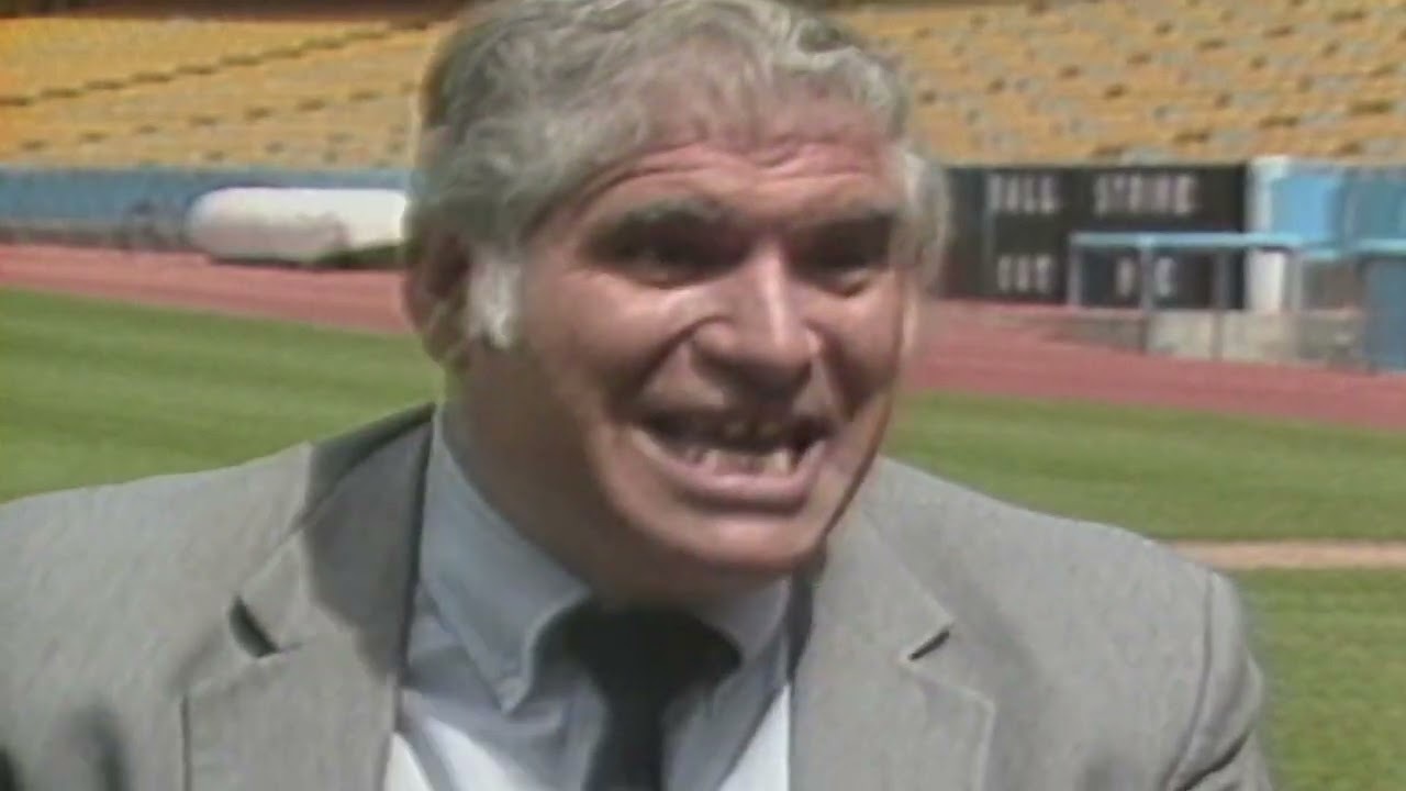 'Video thumbnail for Bob Uecker & Christopher Johnston introduces Tommy Lasorda for The Wacky World of Sports'