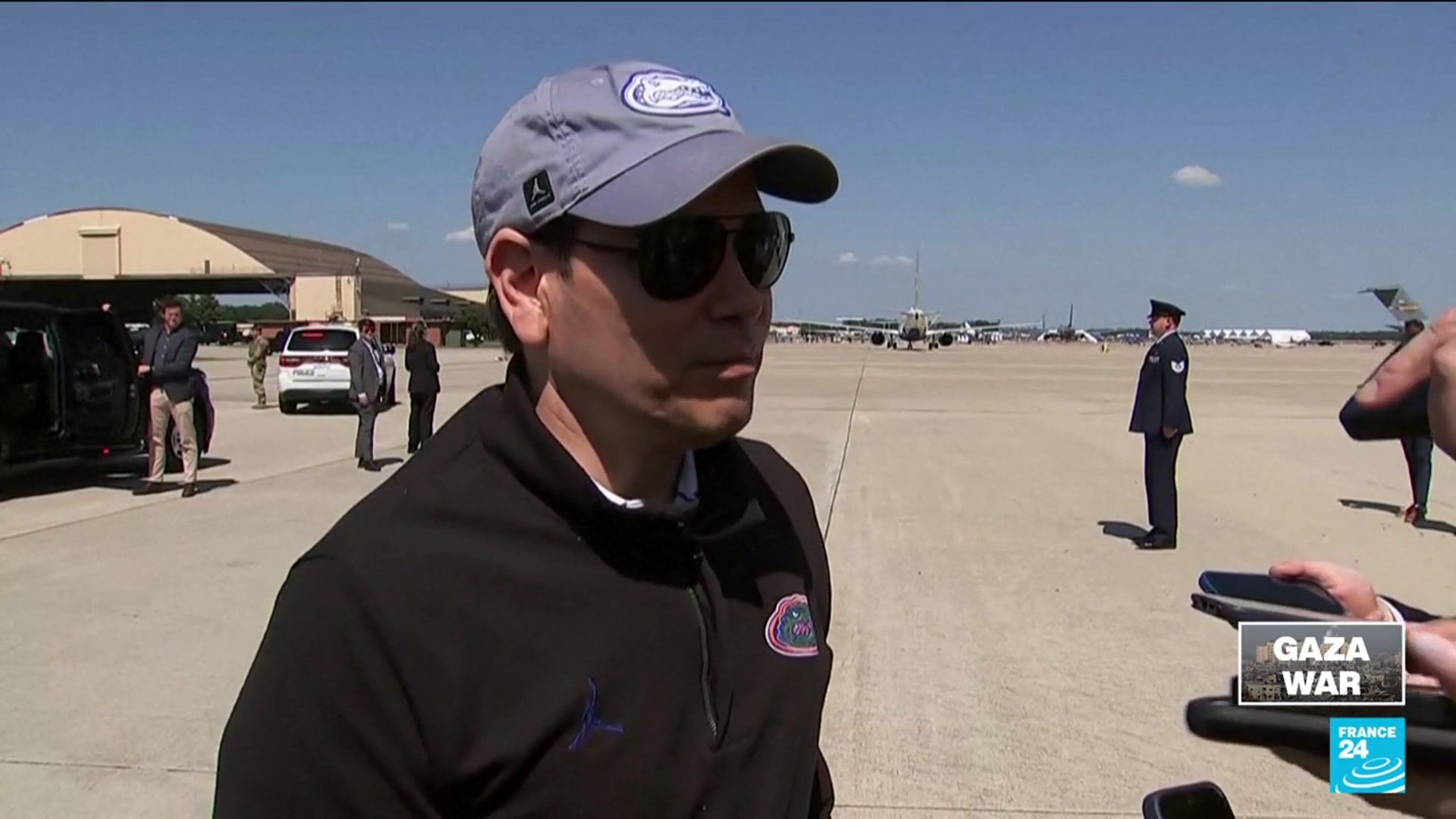 'Video thumbnail for Marco Rubio visits Israel to push for Gaza ceasefire talks'