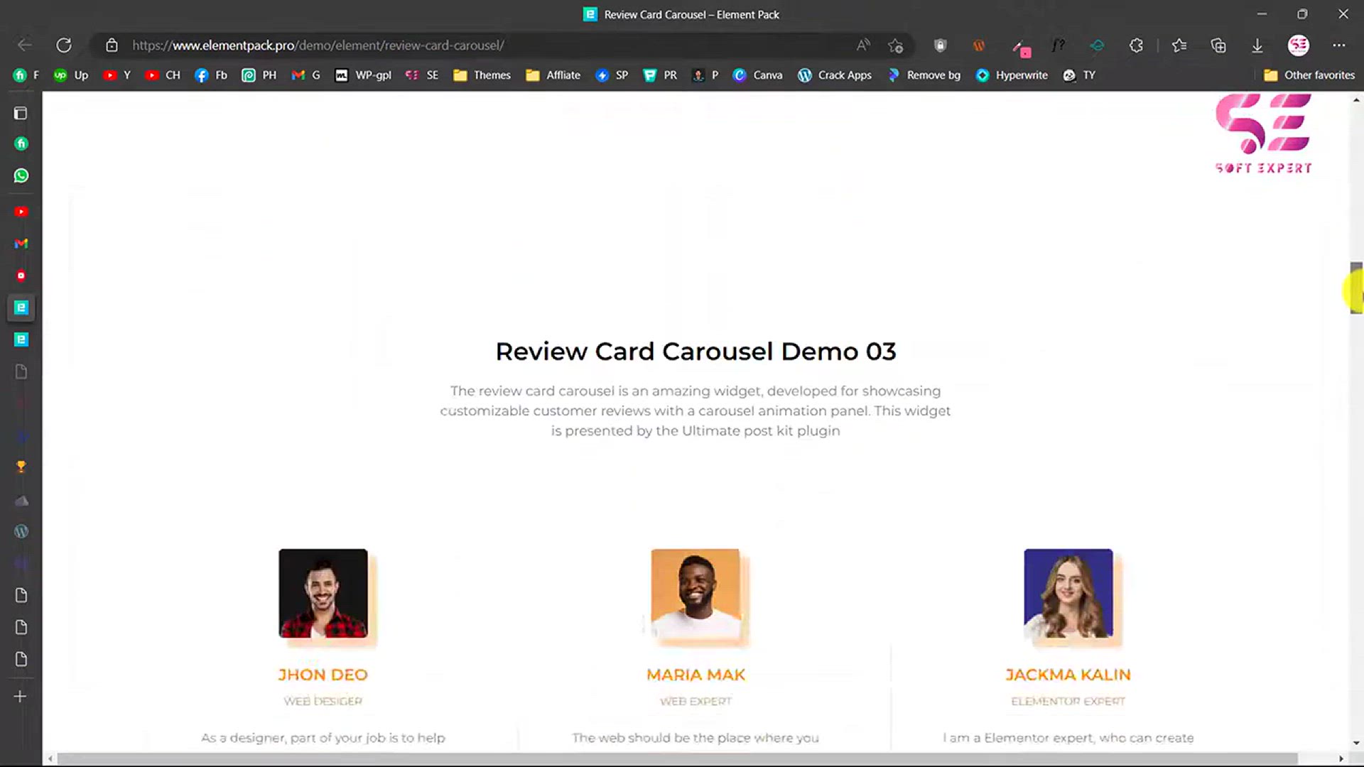 'Video thumbnail for Testimonial Slider - Review Card Carousel FREE Elementor'
