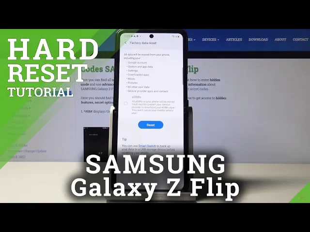Video thumbnail for Hard Reset Samsung Galaxy Z Flip – Remove All Data