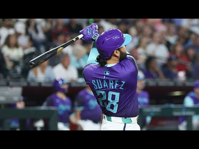 Video thumbnail for Eugenio Suarez's First 25 Home Runs of 2025!