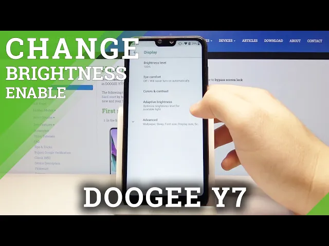 Video thumbnail for How to Set Up Brightness in DOOGEE  Y7 - Manage Auto Brightness