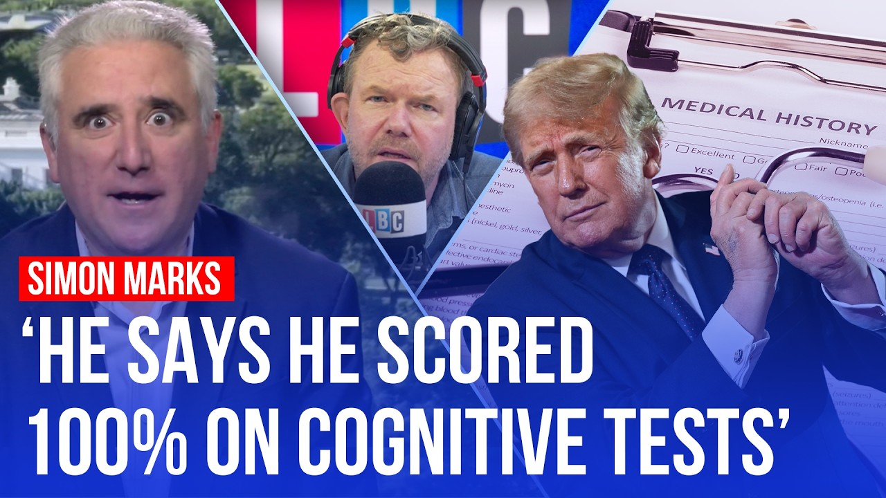 Video thumbnail for Trump in 'excellent health' after annual checkup | Simon Marks reacts