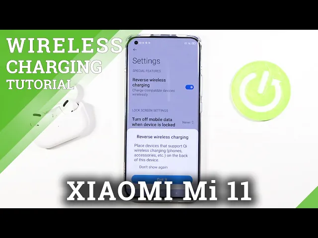 Video thumbnail for How to Activate Reverse Wireless Charging on Xiaomi Mi 11 – Charging Battery Settings