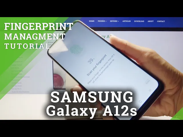 Video thumbnail for How to Add Fingerprint to SAMSUNG Galaxy A12s – Scan Fingerprint