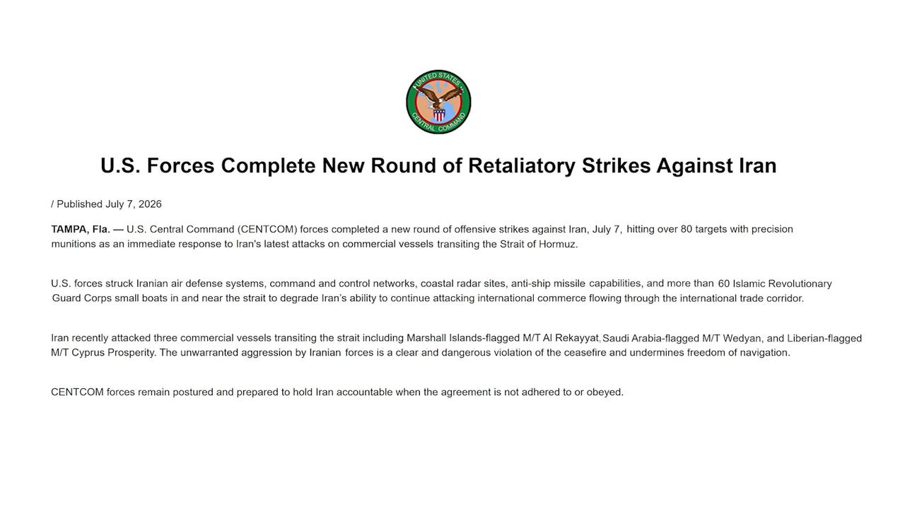 Video thumbnail for D.C.: U.S. forces strike Iran for 2nd straight day.