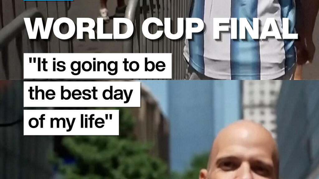 Video thumbnail for World Cup final: "It is going to be the best day of my life"