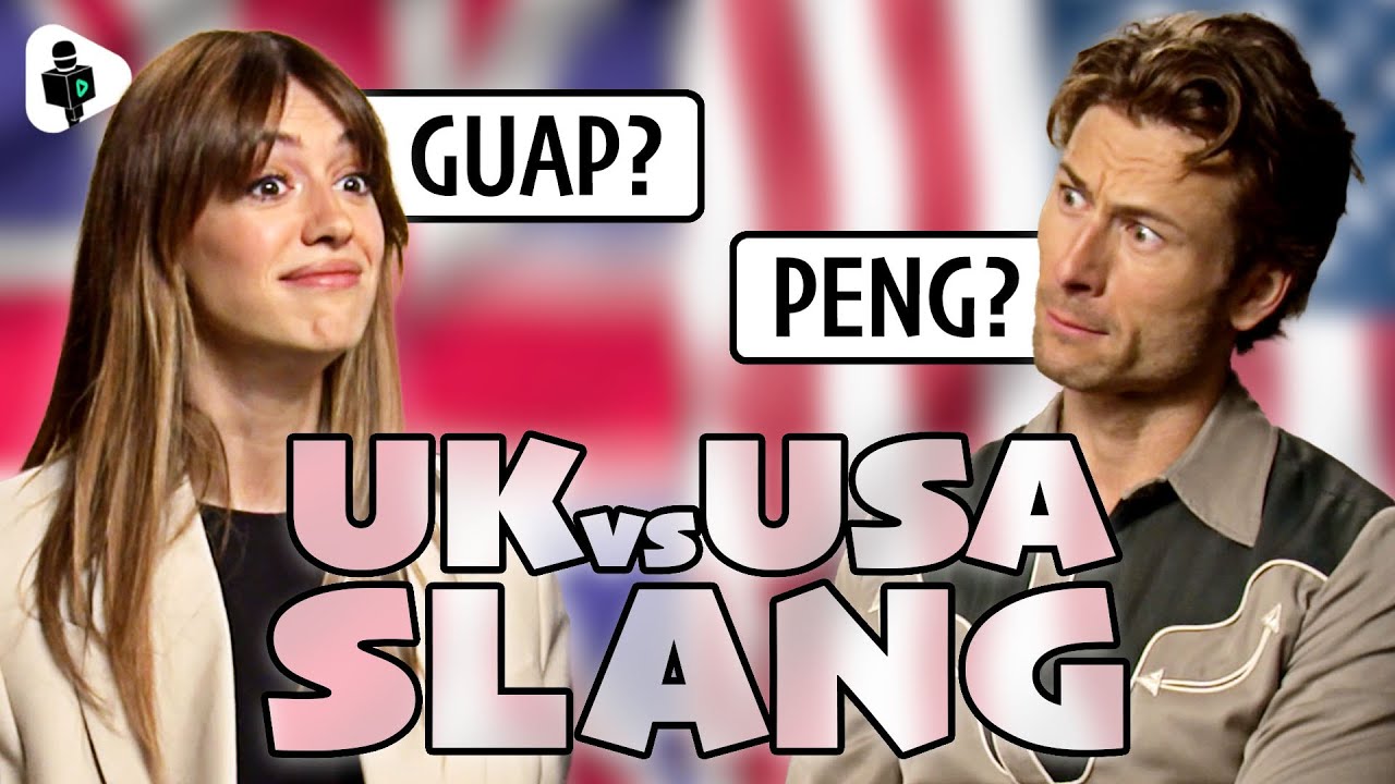 Video thumbnail for TWISTERS Cast Glen Powell, Daisy Edgar-Jones & Anthony Ramos Learn British, New York & Texas Slang