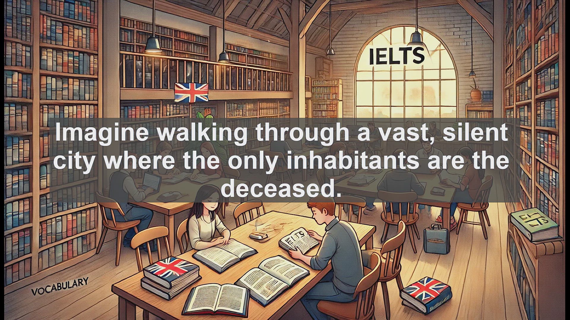 'Video thumbnail for 5000 Must Know IELTS 8.0 Vocabulary - Necropolis: Boost Your IELTS Vocabulary'