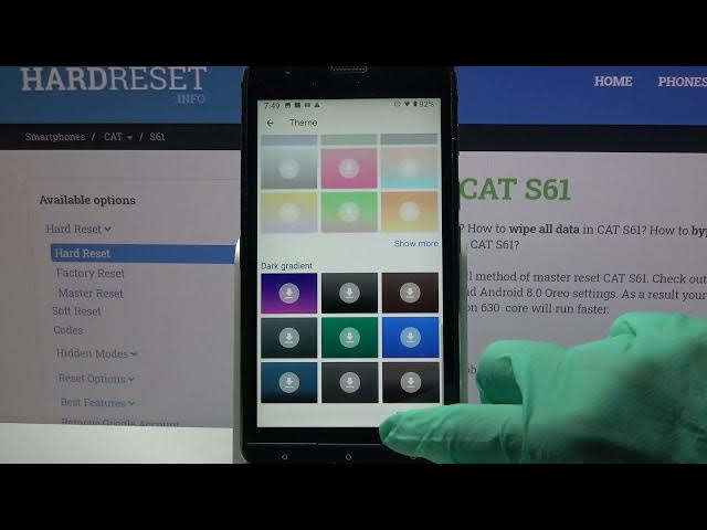 Video thumbnail for How to Change Keyboard Theme in CAT S61?