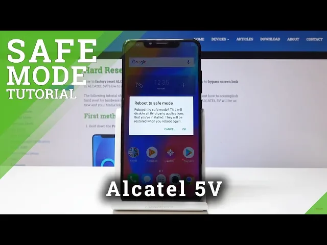 Video thumbnail for How to Boot Safe Mode on Alcatel 5V - Safe Mode Enter & Quit