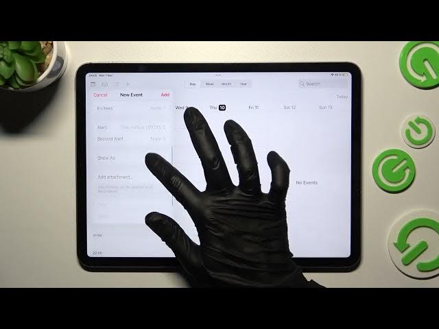 Video thumbnail for How to Add an Event to the Calendar on the iPad Pro 11'' 2022