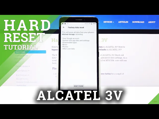 Video thumbnail for How to Hard Reset ALCATEL 3V – Hard Reset via Settings