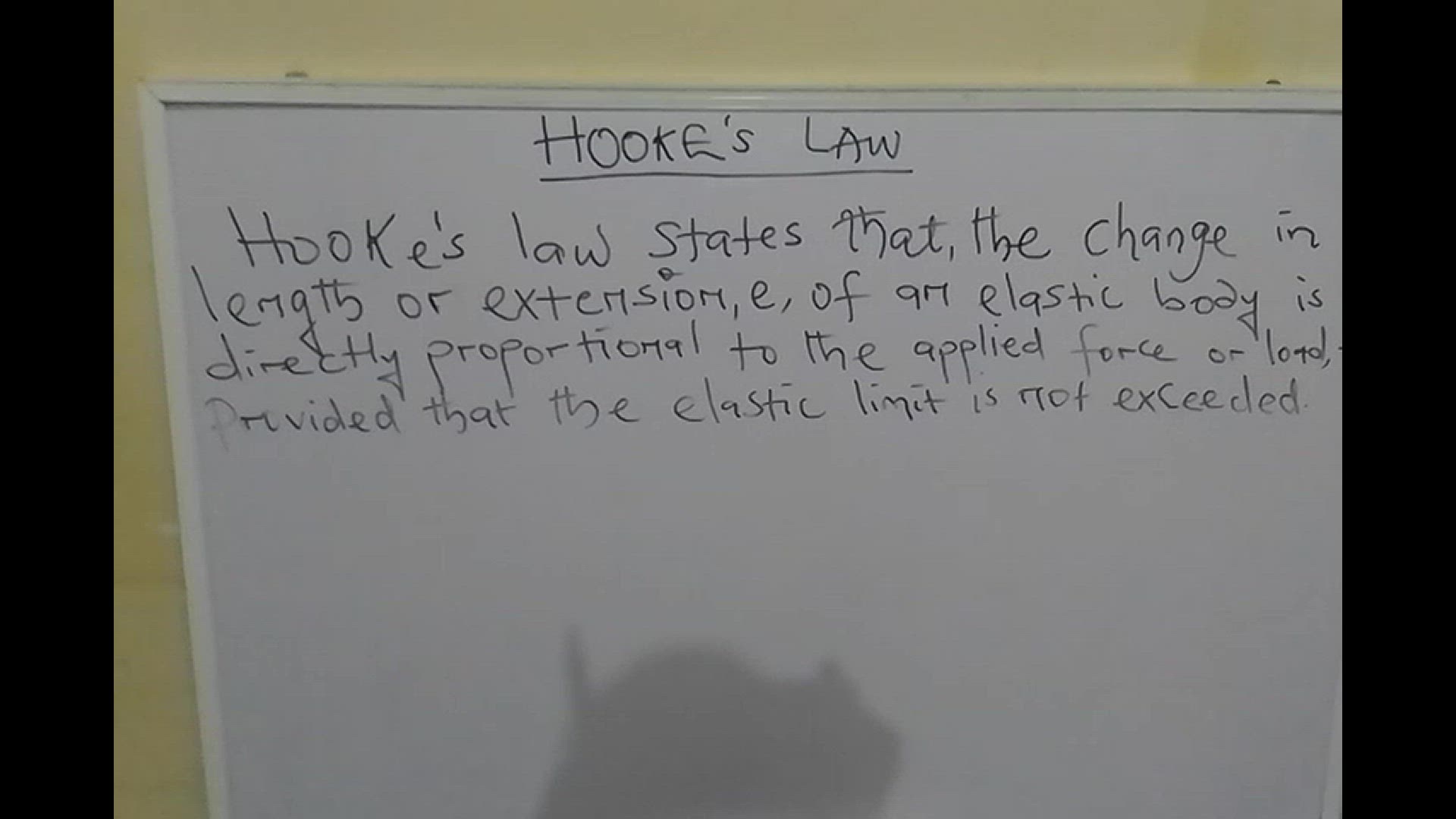 'Video thumbnail for Hooke's Law and it's Formula '