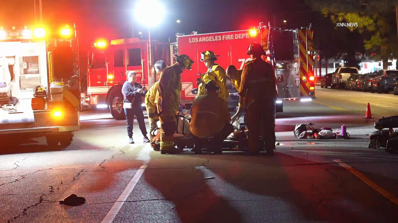 Video thumbnail for US, Los Angeles: Canoga Park Woman in Wheelchair Struck By Vehicle.