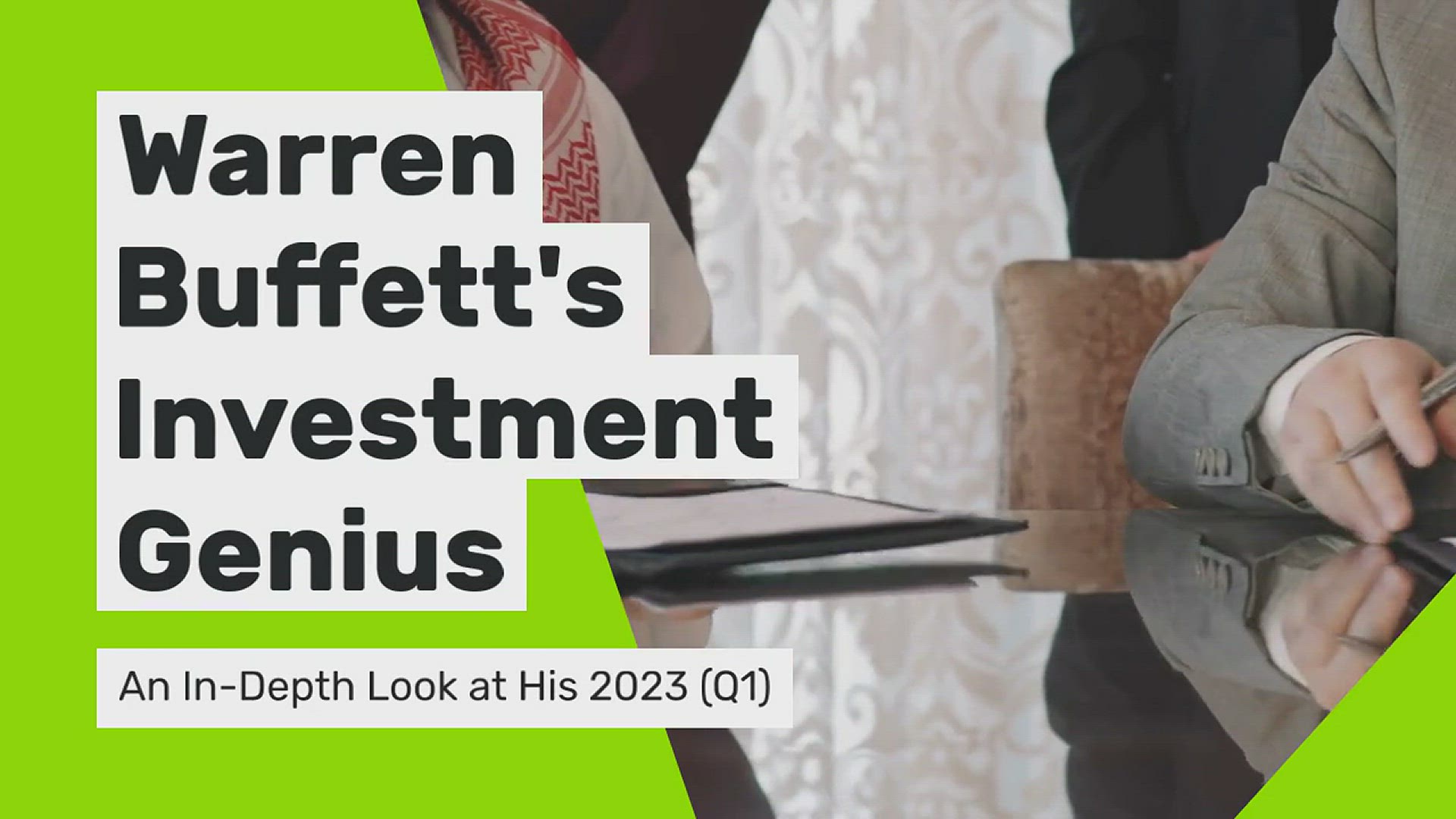 Video thumbnail for A Deep Look Into Warren Buffett’s Portfolio 2023 (Q1)