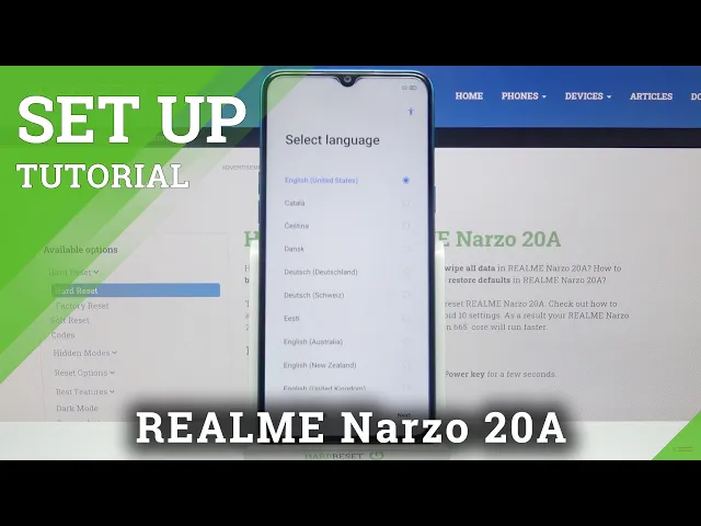 Video thumbnail for How to Set Up REALME Narzo 20A – Configuration Process