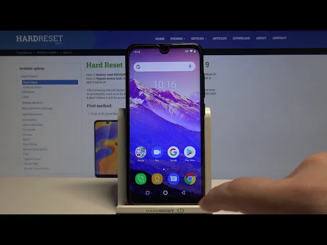 Video thumbnail for How to Turn Off Running Apps on KRUGER & Matz Move 9 – Close Background Apps