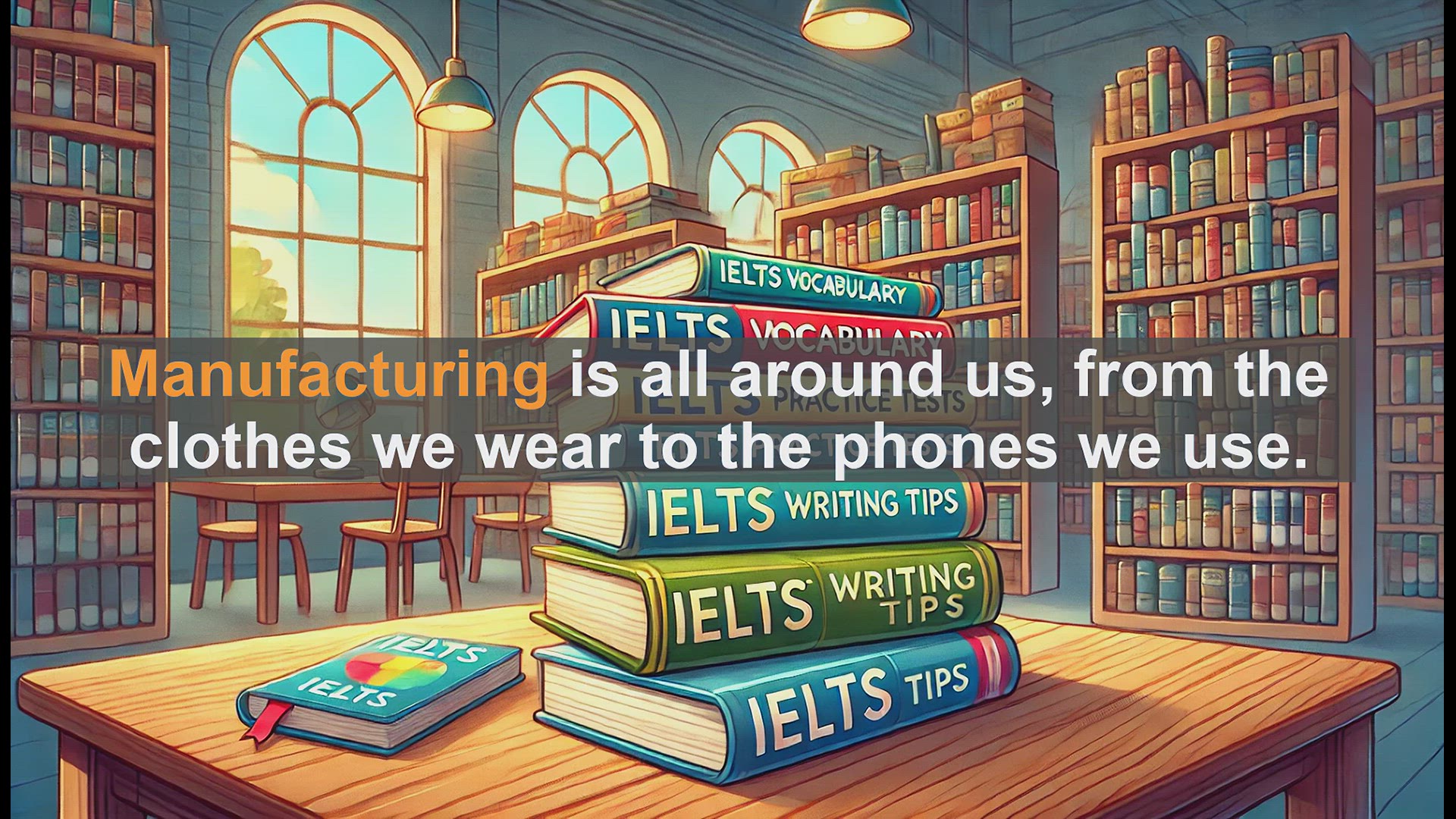 'Video thumbnail for 2500 Must Know IELTS 6.5 Vocabulary - Understanding Manufacturing: Key IELTS Vocabulary'