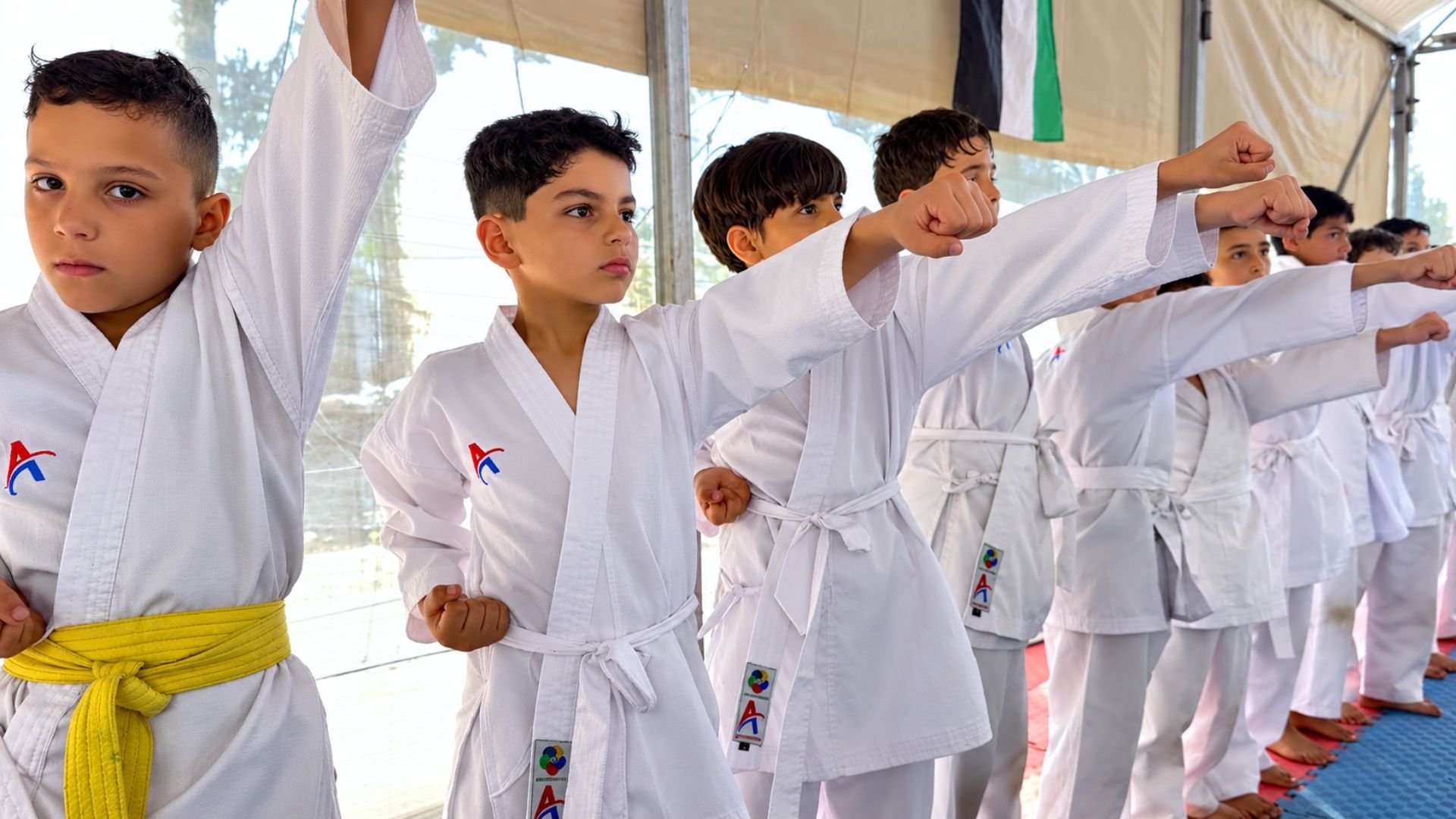 Video thumbnail for Gaza's karate kids: Palestinian children cope with trauma through martial arts