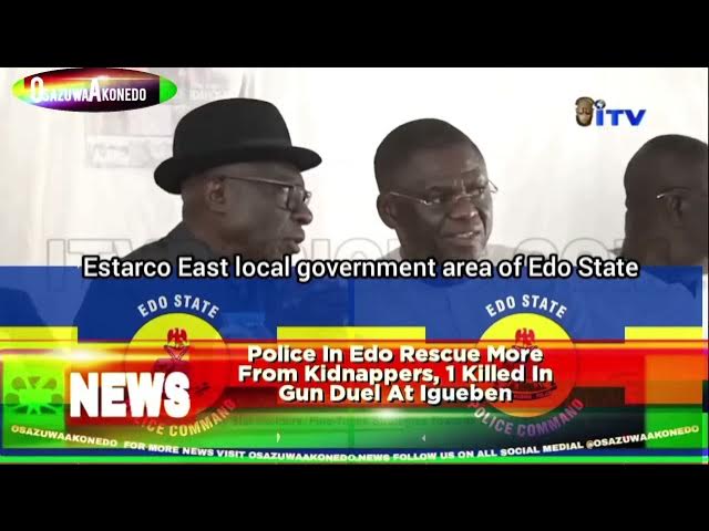 Video thumbnail for Police In Edo Rescue More From Kidnappers, 1 Killed In Gun Duel At Igueben