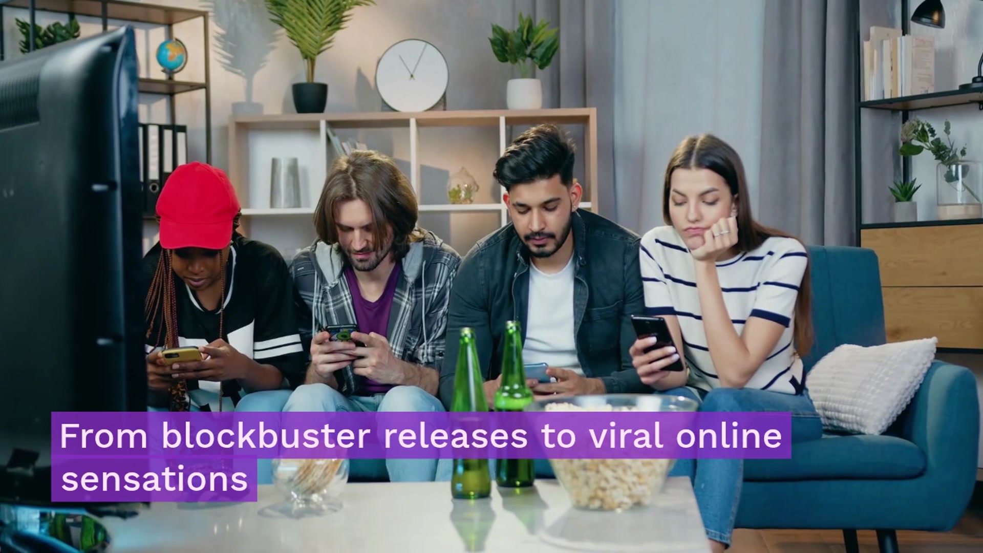 Video thumbnail for Because audiences want fresh, exciting experiences Movies are pushing boundaries with new storytelling techniques Music is blending genres to create unexpected hits Live events are coming