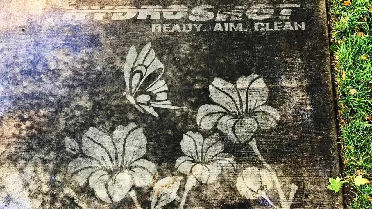 Video thumbnail for Worx Hydroshot Pressure Washer: Reverse Graffiti Cleaning Tutorial