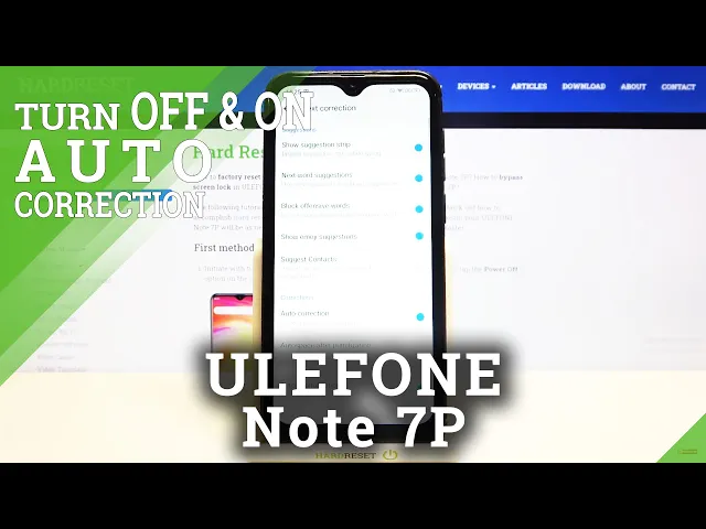 Video thumbnail for How to Activate Autocorrection in ULEFONE Note 7P – Text Correction
