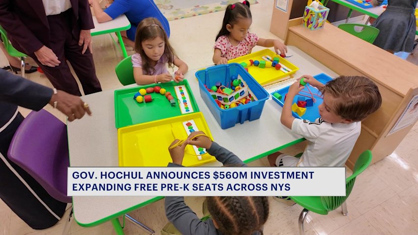 Video thumbnail for State expands universal pre-K funding across Mid-Hudson region