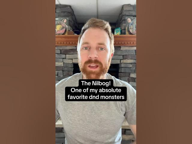 Video thumbnail for One of my favorite dnd monsters: the Nilbog!