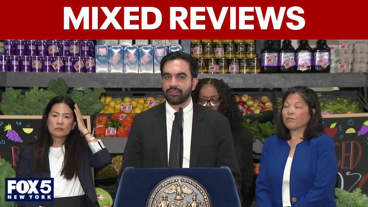 Video thumbnail for Mamdani's NYC-run grocery store plan getting mixed reviews