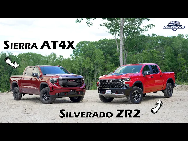 Video thumbnail for Silverado ZR2 vs Sierra AT4X - What's the difference?
