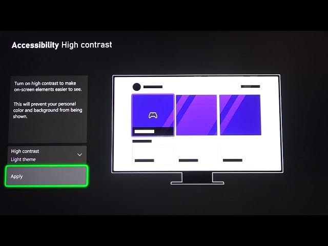 Video thumbnail for How to Turn On or Off High Contrast Text in XBOX Series X?