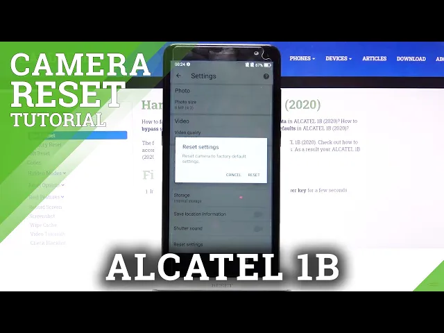 Video thumbnail for How to Reset Camera Settings in ALCATEL 1B – Restore Camera Defaults