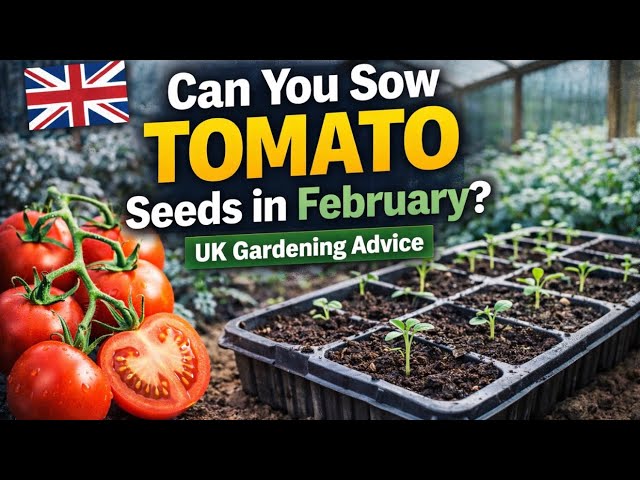 Video thumbnail for 🎥 🍅🌿 Can You Sow Tomato Seeds in February? | UK Gardening Advice