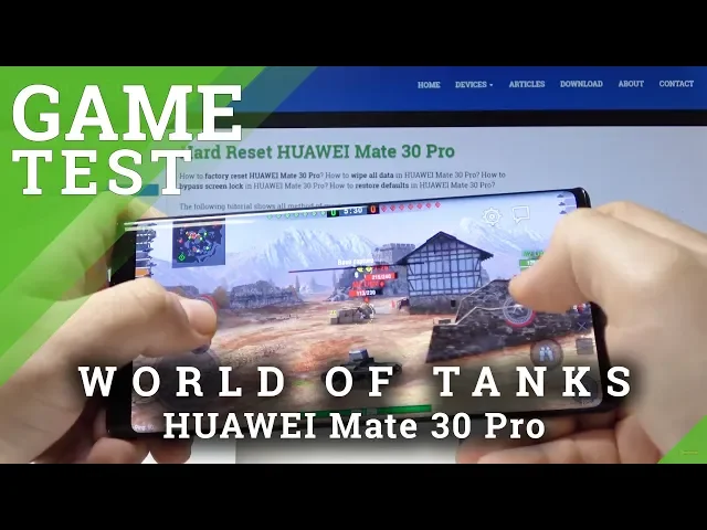 Video thumbnail for HUAWEI Mate 30 PRO FPS Test WORLD OF TANKS / WOT GamePlay