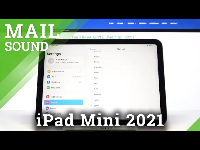 Video thumbnail for New Mail Tones on iPad Mini (2021) - All Avaliable Mail Sounds for iOS iPad