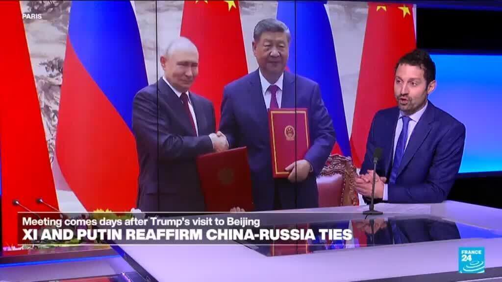 Video thumbnail for Xi hails China’s ‘unyielding’ ties with Russia as Putin visits Beijing